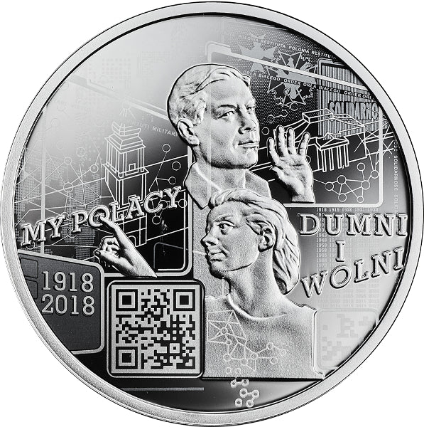 10 zł, My Polacy dumni i wolni 1918 - 2018