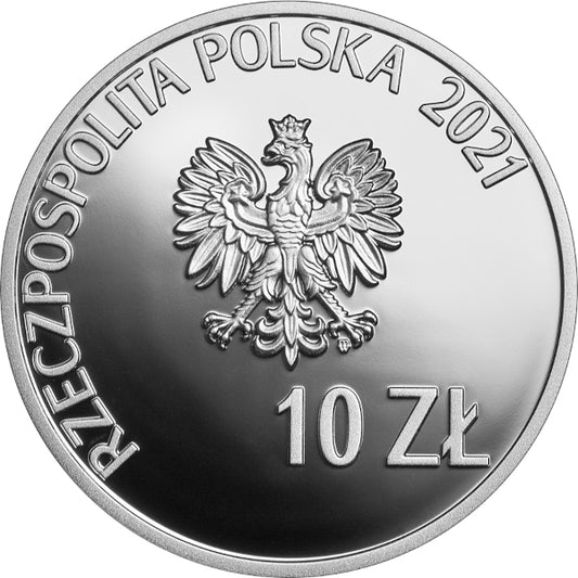 10 zł, 40. rocznica strajku w Wyższej Oficerskiej Szkole Pożarniczej, 2021