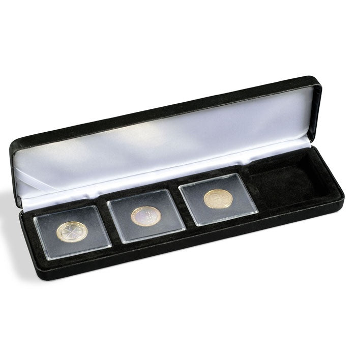 Metalowe etui na monety NOBILE 4x QUADRUM