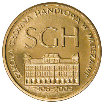 2 zł, 100-lecie Szkoły Głównej Handlowej (SGH) w Warszawie, 2006