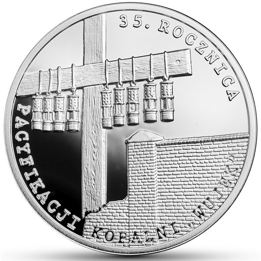 10 zł, 35. rocznica pacyfikacji kopalni "Wujek", 2016