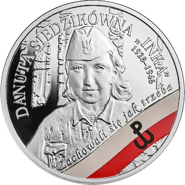 10 zł, Wyklęci przez komunistów żołnierze niezłomni - Danuta Siedzikówna "Inka", 2017