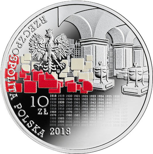 10 zł, My Polacy dumni i wolni 1918 - 2018
