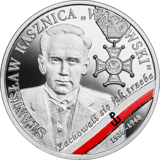 10 zł, Wyklęci przez komunistów żołnierze niezłomni - Stanisław Kasznica „Wąsowski”, 2019