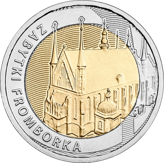 5 zł, Zabytki Fromborka, 2019