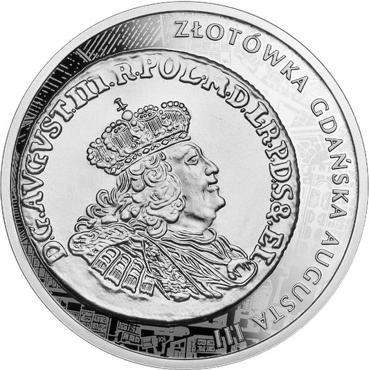 20 zł, Historia Monety Polskiej - złotówka gdańska Augusta III, 2020