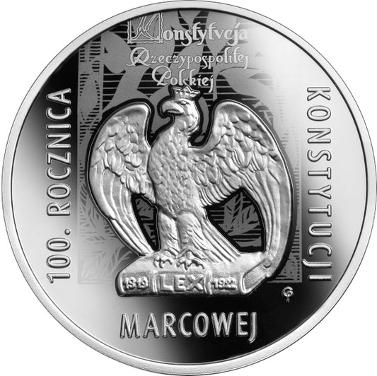 10 zł, 100. rocznica Konstytucji marcowej, 2021
