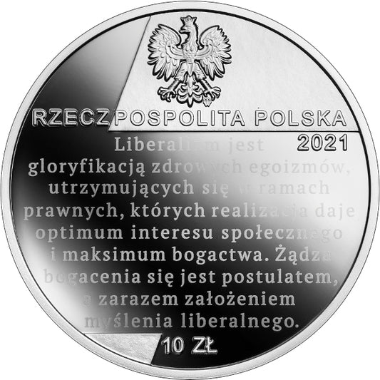 10 zł, Wielcy polscy ekonomiści - Ferdynand Zweig, 2021