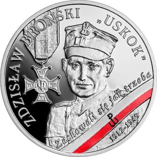 10 zł, Wyklęci przez komunistów żołnierze niezłomni - Zdzisław Broński „Uskok”, 2022