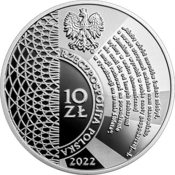 10 zł, Wielcy polscy ekonomiści - Władysław Grabski, 2022