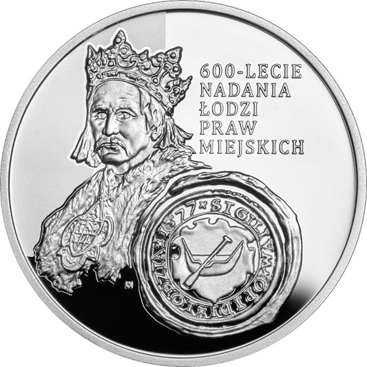 10 zł, 600-lecie nadania Łodzi praw miejskich, 2023