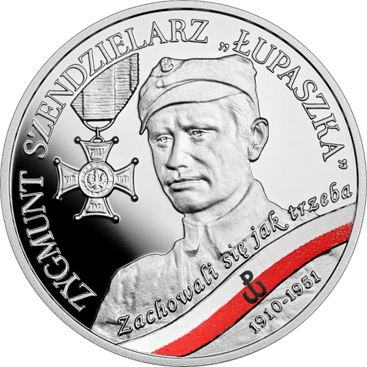 10 zł, Wyklęci przez komunistow żołnierze niezłomni - Zygmunt Szendzielarz „Łupaszka”, 2024