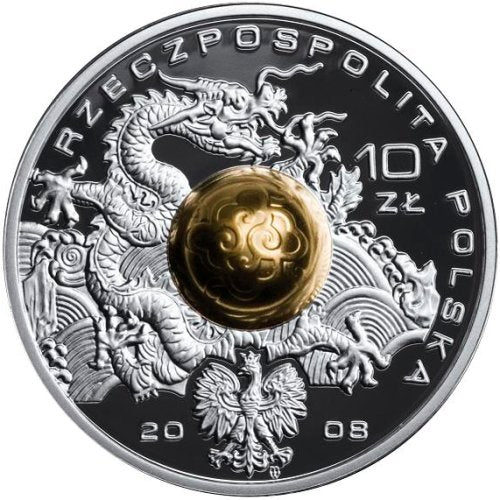 10 zł, Igrzyska XXIX Olimpiady - Pekin 2008, kula, 2008