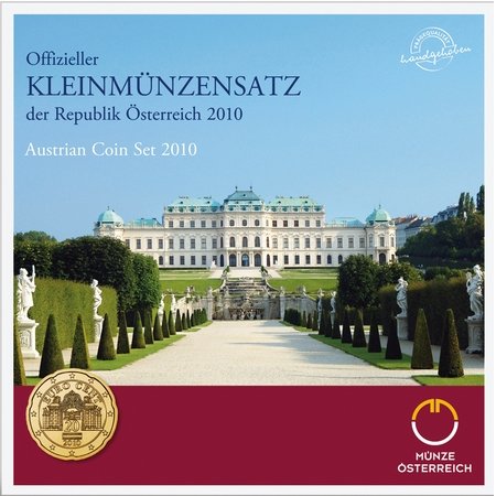 Zestaw Monet Obiegowych BU Austria 2010